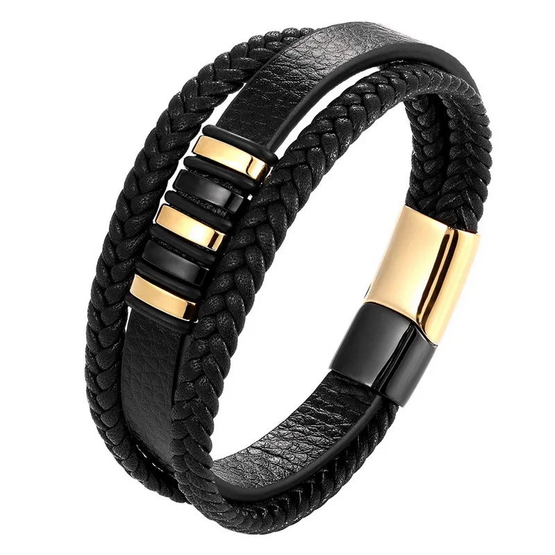 To My Son - Never Alone - Braided Bracelet